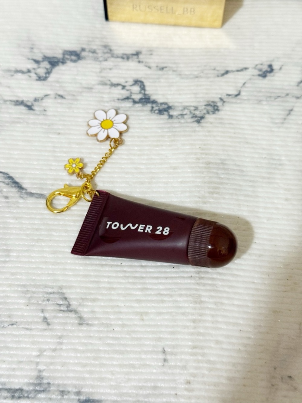 Tower 28 Pink Lip Gloss & Lip Treatment in Sheer Mocha (Added Daisy Bag Charm) - Picture 5 of 14